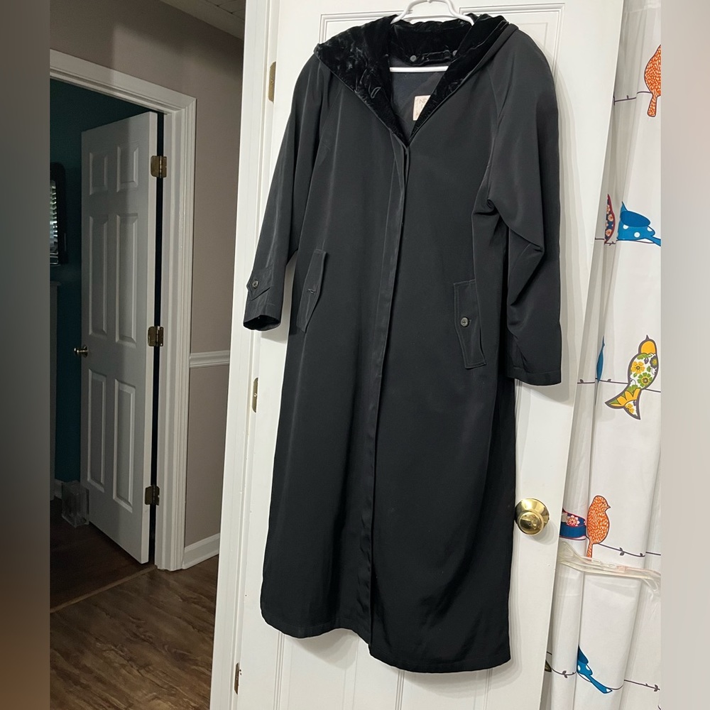 Women’s Black Trench/Dress Coat Size 12